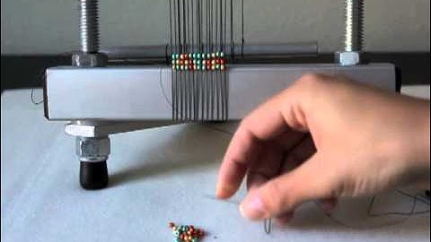 Weaving Beads on a Mirrix Loom