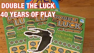 Double the Luck & 40 Years of Play Tickets‼️California Lottery Scratchers🤞🍀🍀🍀
