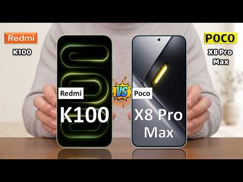 Redmi K100 Vs Poco X8 Pro Max - Full Comparison 🔥 Techvs