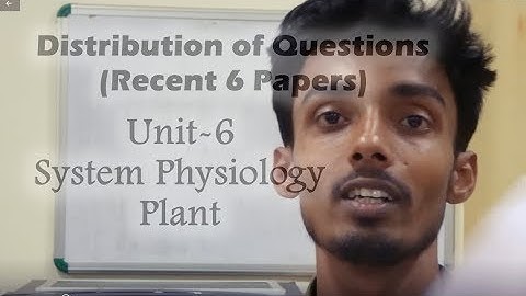 Unit-6 in CSIR NET JRF Life Sciences Exam: Recent 6 Paper (June 2016 to December 2018) Analysis