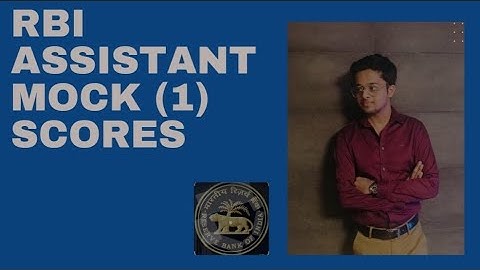 MY RBI ASSISTANT MOCK SCORE || MOCK NO 1 || PRACTICEMOCK || Tell your scores as well🤟🏻