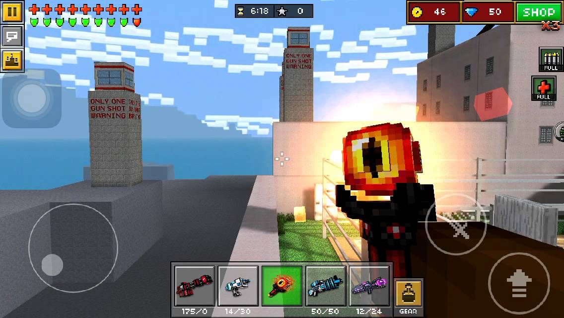 Pixel Gun 3D Infected Prison Flying Glitch YouTube