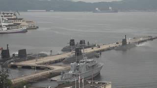 2026海上自衛隊呉基地空母KAGAライブ配信「9月13日（日）9月秋突入、KAGAさんは出港中。」吉浦貯油所から呉基地にKAGAさんの帰港が見られるか？