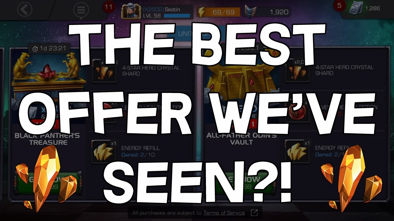 4 Star Unit Offer - The Best Offer We've Seen?! - Marvel Contest of Champions