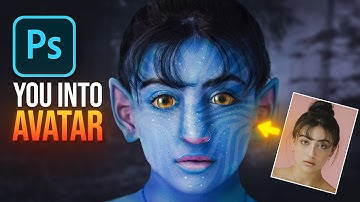 How to turn yourself into the AVATAR | Photoshop Tutorial
