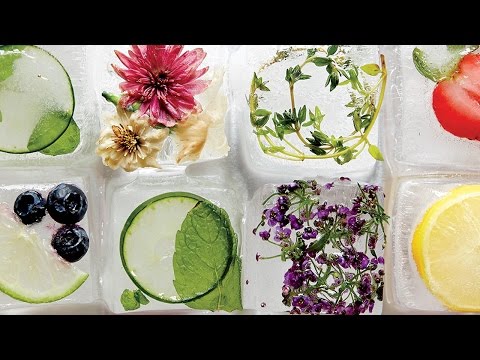 Video: Blossom Ice Cubes - Healthy Recipes