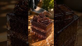 Chocolate Cake Cutting ASMR 🍫 Rich &amp; Creamy Satisfying Cake Slices