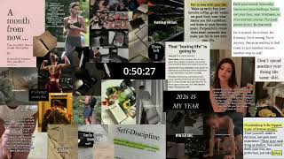 8 Days to 2026 ✨ New Year Glow-Up Countdown | 1 Hour Timer (Brown Noise)