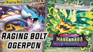 💥 Raging Bolt Ogerpon ¡DAÑO INMENSO! - Twilight Masquerade / Mascarada Crepuscular