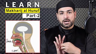 5 Major Areas of Articulation Points | Learn Makharij al Huruf with Shaykh Ismail Al-Qadi | Part 2