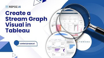 How to Create a Stream Graph in Tableau | Tableau Advanced Data Visualization Tutorial #tableau