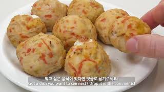 단백질 가득! 다이어트에 딱 좋은 닭가슴살 고구마 치즈볼