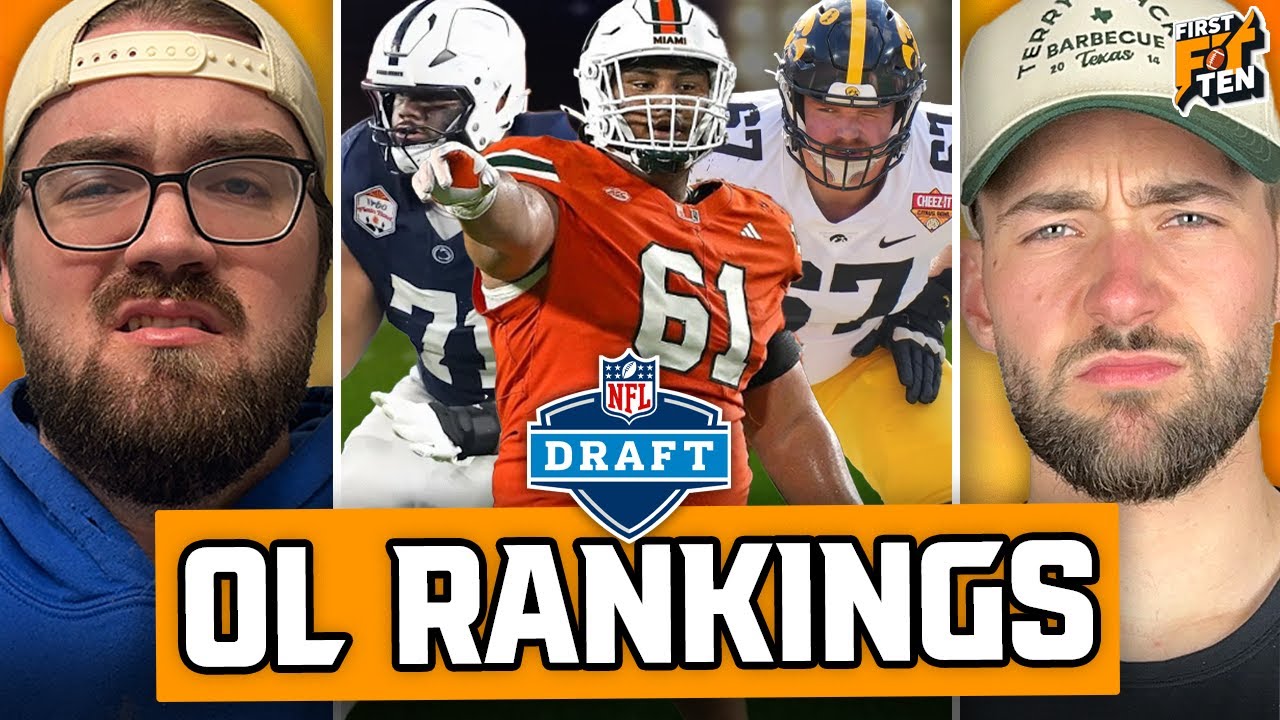 2026 NFL Draft Offensive Line Rankings!! | First And Ten - YouTube