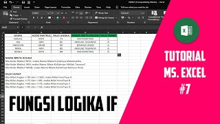 TUTORIAL BELAJAR FUNGSI LOGIKA IF DI MICROSOFT EXCEL - TUTORIAL MS. EXCEL #7