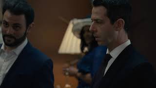 Logan explodes on waiter after he spills wine | Succession Season 1, Episode 10