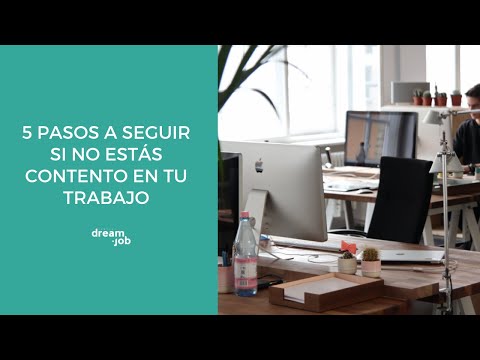 ¿Qué Hago Si No Estoy Contento Con El Trabajo Que Estoy Haciendo?