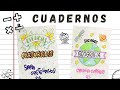 MARCA TUS CUADERNOS || REGRESO A CLASES || 📕 (Parte 1)