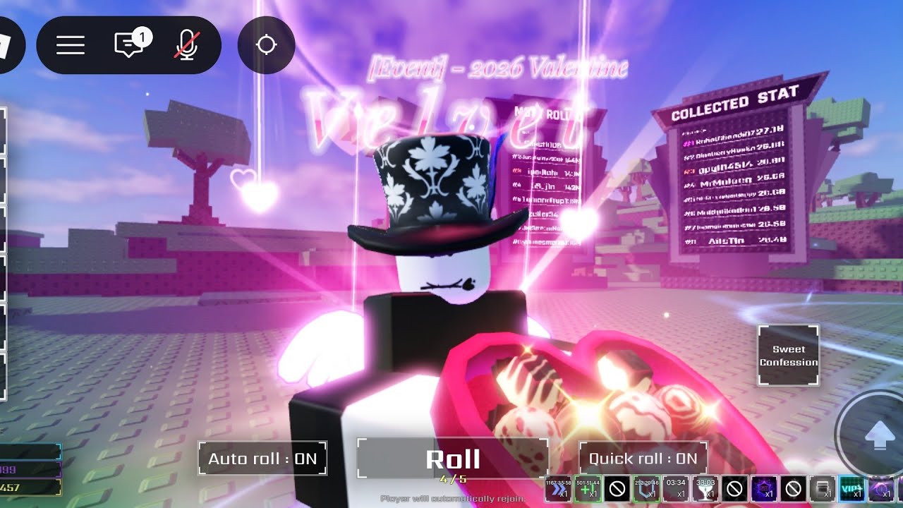 Velvet Aura Showcase! (Sol's RNG 2026 Valentines Update)