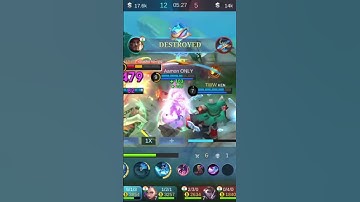 AAMON New Build Damage subscribe please 🙏 support channel #mobilelegends #gusionfreestyle #shorts