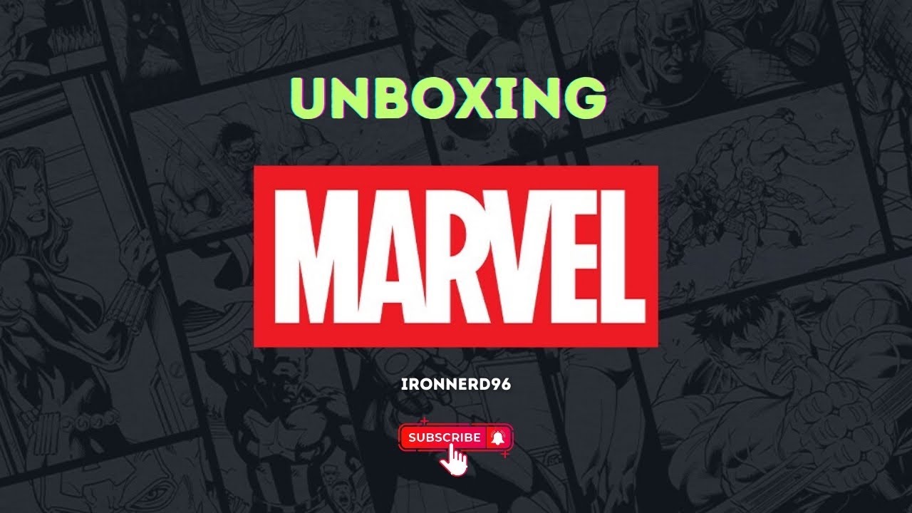 Unboxing : marvel e dc !! #mcu 