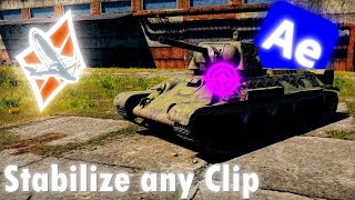 Lock-On Stabilization - Smooth Camera Tracking in After Effects | WarThunder Editing Tutorial