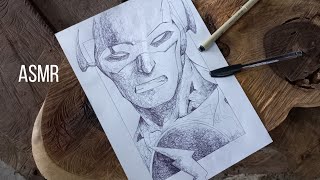 Full |ASMR| Drawing Reverse Flash 🖋 Guide
