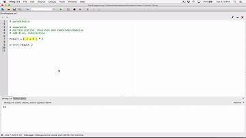 26. Using Parenthesis in math expressions - Learn Python
