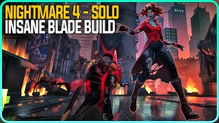 Insane Blade Build For Marvel Zombies Nightmare 4 Solo Marvel Rivals