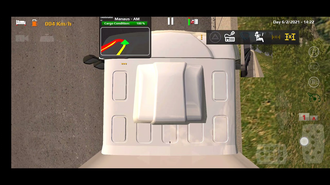 World Truck Driving Simulator - closed body truck plus trailer - ghat section drive