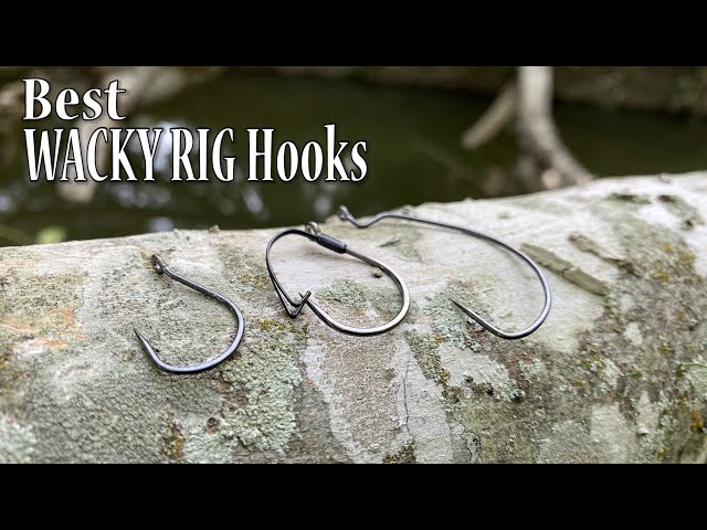 WACKY Rig HOOKS! BEST Hooks for Catching BASS! Wacky Rigged Worm! Best  Finesse Bass Lures! 