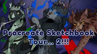 Procreate Sketchbook Tour - Designing Warrior Cats + Contest Entries!
