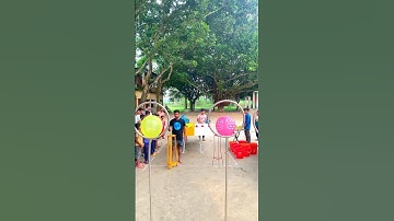 Team Spirit Unleashed! 🎯🎈 | Ring Toss Balloon Blast #reels #funny #funnyvideo #shorts #trending