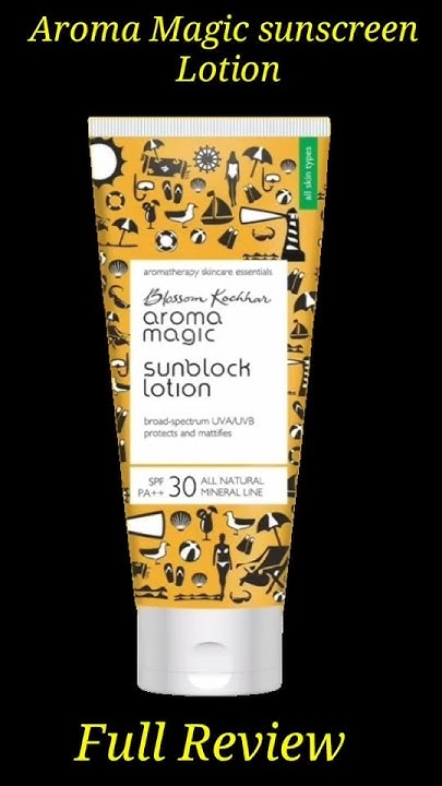 aroma-magic-sunscreen-review-how-to-use-sunscreen-youtubeshorts
