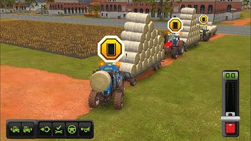 Fs 18 Collect Straw Bales! Farming Simulator 18 Gameplay Timelapse #fs18