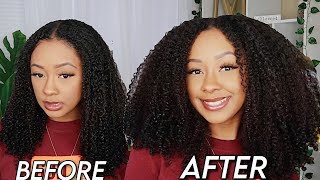 HOW TO DIFFUSE AND PICK OUT NATURAL HAIR | VOLUMINOUS ON DAY 1