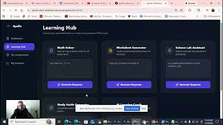 Using AI agent to build full stack application for Apollo Stem Academy
