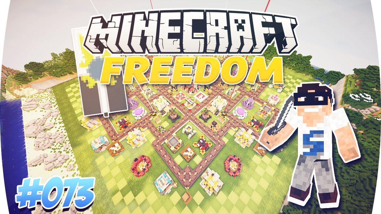 Minecraft: Freedom #073 [Deutsch] [HD] - FERTIGE CLASH OF CLANS MAP ...