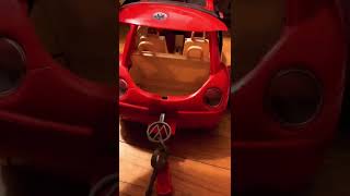 2000 Barbie VW Beetle in Red with original keys