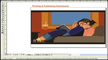 Interface || Print Preview Dialog Box || Learning CorelDraw X3 in English
