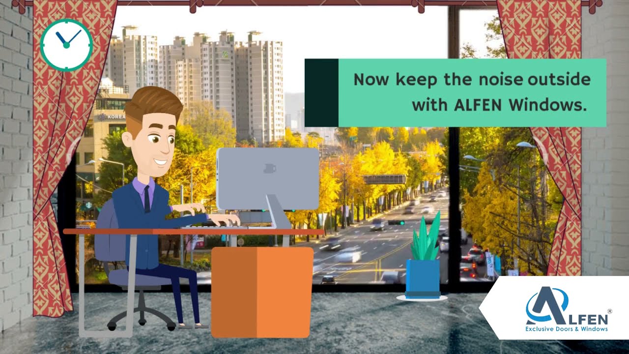 Noise Reduction Windows - Reduce unwanted outside noises with ALFEN Windows.