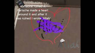 writing Allah to see what people would do || credit: Simrah || @simplyxsimi8896