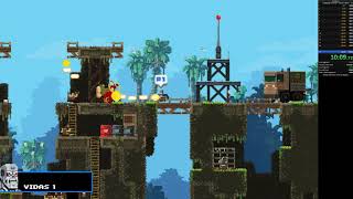 Broforce speedrun in 47:49 Any% Arcade