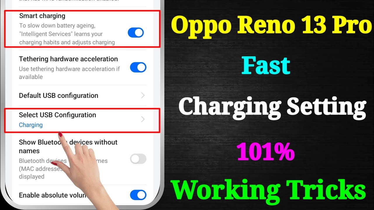 Oppo Reno 13 Pro 5G Fast Charging Setting | Oppo Reno 13 Pro 5G Slow Charging Problem 