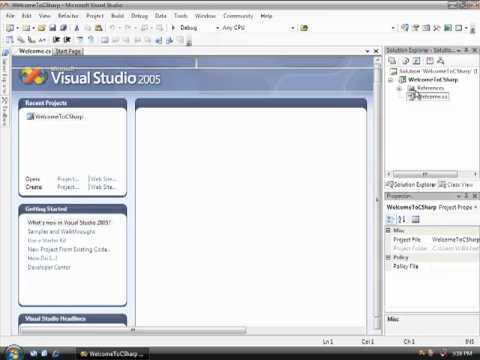 C# Beginner Crash Course - 02 - Your First Program.mp4