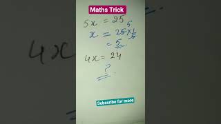 Maths Trick 👍,#mathproblem #shortsfeed #subscribe #share#mathematics