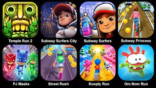 Temple Run2,Subway Surf City,Subway Surf,Subway Princess,Pj Masks,Street Rush,Kooply Run,Om Nom Run screenshot 3