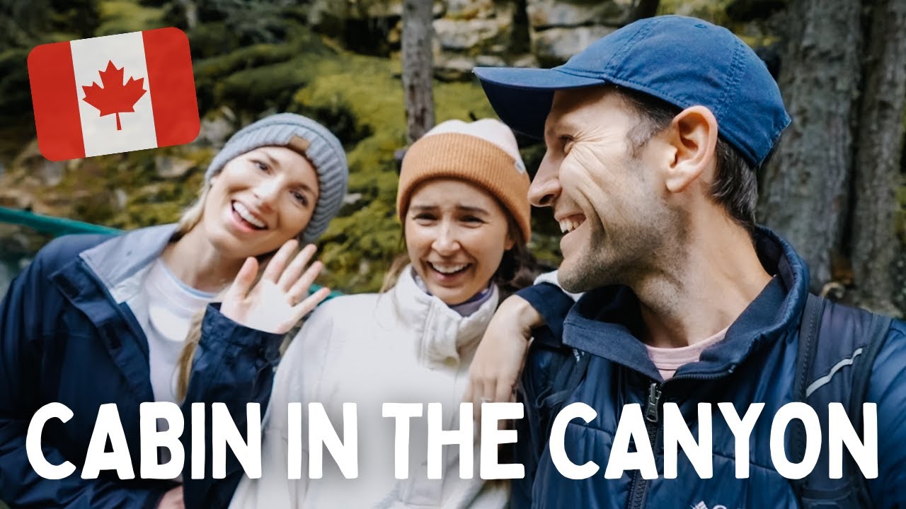 Our Cozy Cabin by Glacial Waterfalls at Johnston Canyon (Banff Vlog)