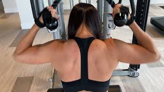 ROPE LAT PULLDOWN INVERTED GRIP / BACK WORKOUT