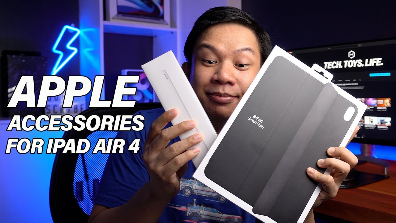 iPad Air 4 Sky Blue Unboxing with Smart Folio and Gameplay - YouTube