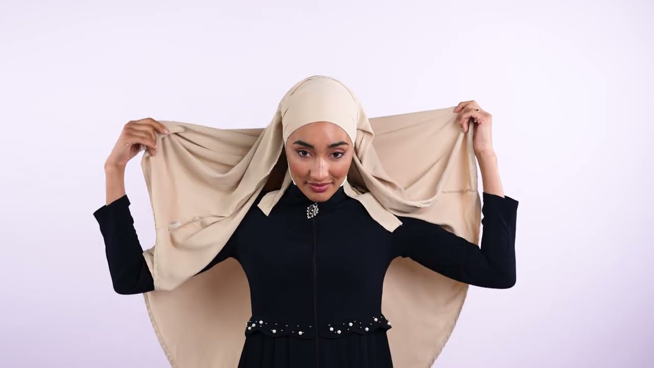 Tutorial - Einlagiger Khimar mit Schlaufen
